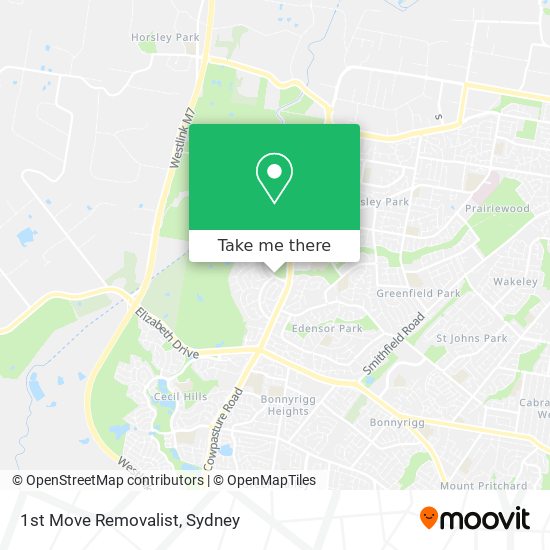 Mapa 1st Move Removalist