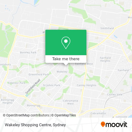 Wakeley Shopping Centre map