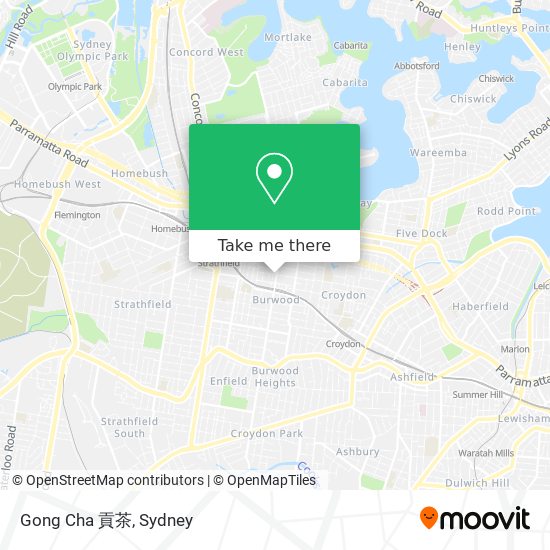 Gong Cha 貢茶 map