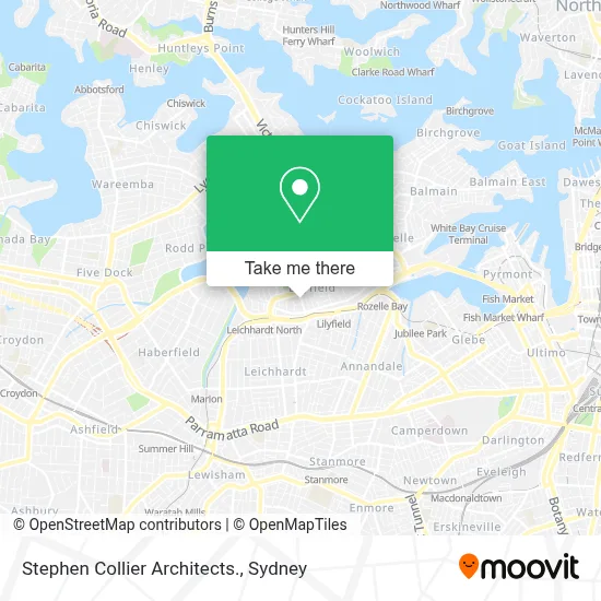 Mapa Stephen Collier Architects.