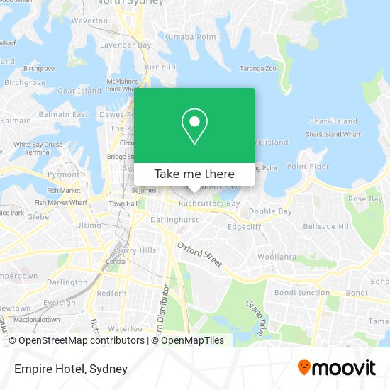 Empire Hotel map