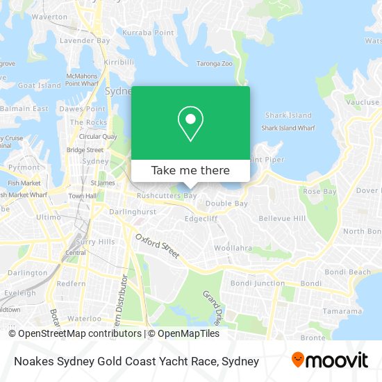 Mapa Noakes Sydney Gold Coast Yacht Race