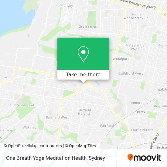 One Breath Yoga Meditation Health map