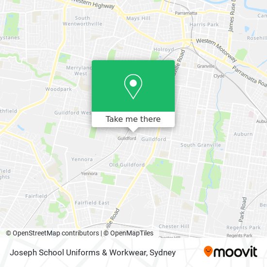 Joseph School Uniforms & Workwear map