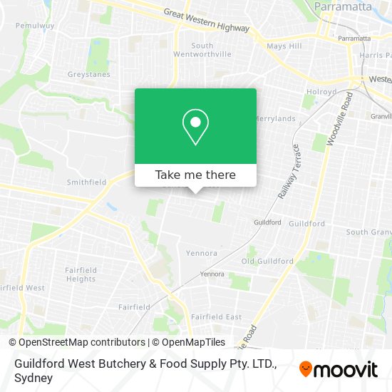 Guildford West Butchery & Food Supply Pty. LTD. map