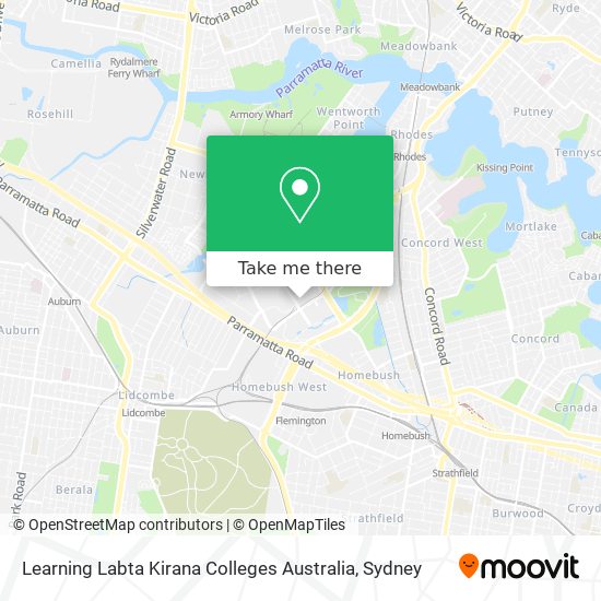 Learning Labta Kirana Colleges Australia map