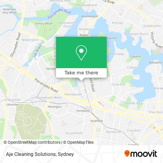 Aje Cleaning Solutions map