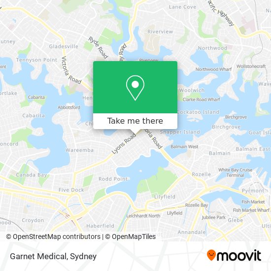 Mapa Garnet Medical