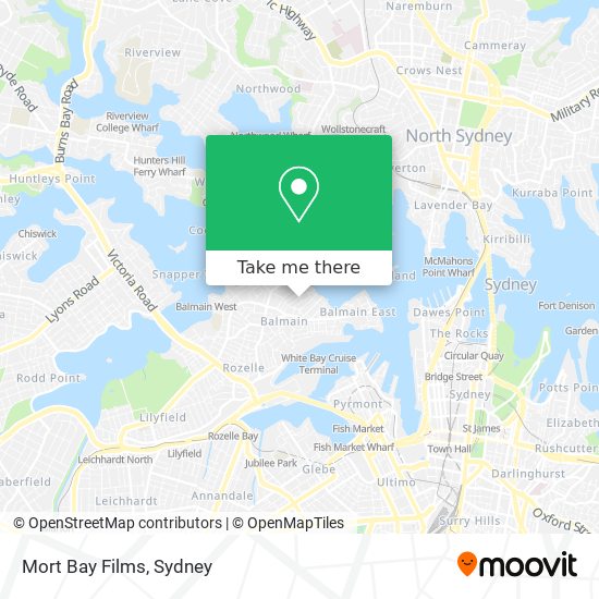 Mort Bay Films map