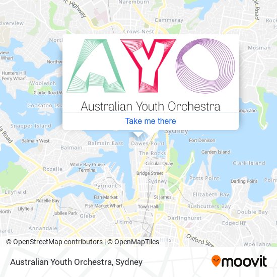 Mapa Australian Youth Orchestra