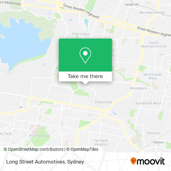 Long Street Automotives map