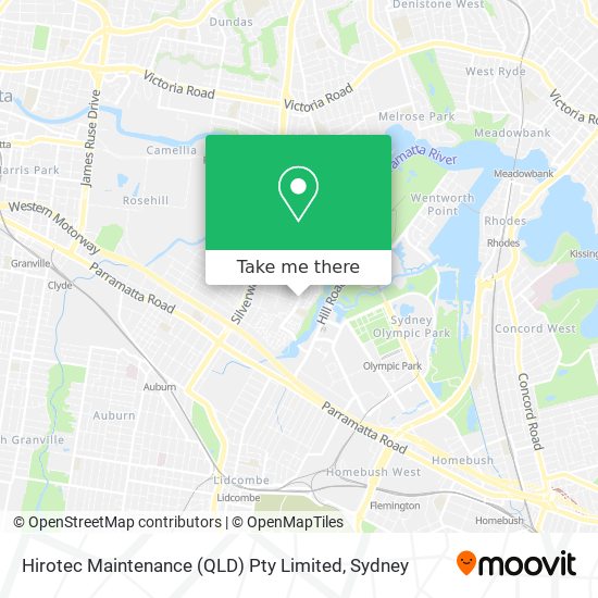 Mapa Hirotec Maintenance (QLD) Pty Limited