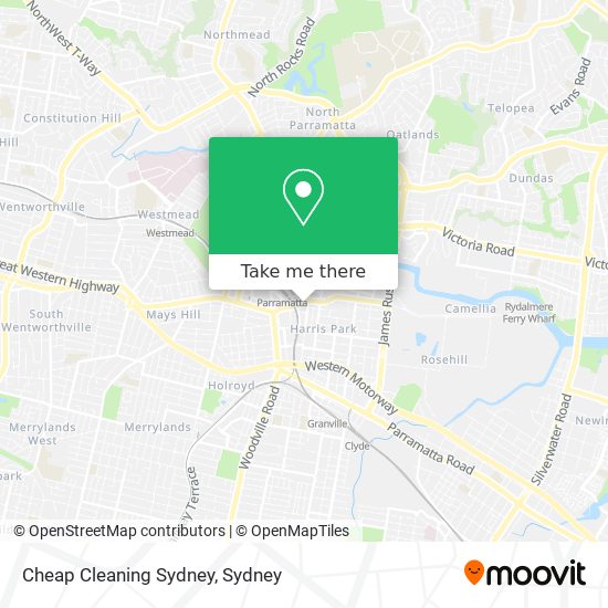 Mapa Cheap Cleaning Sydney