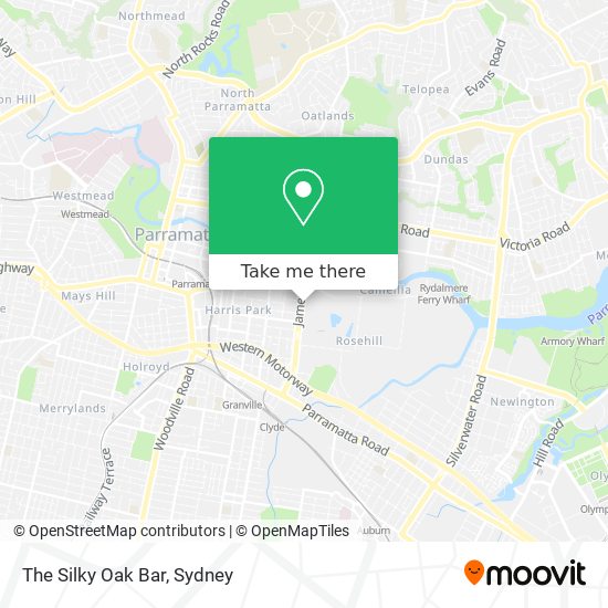 The Silky Oak Bar map