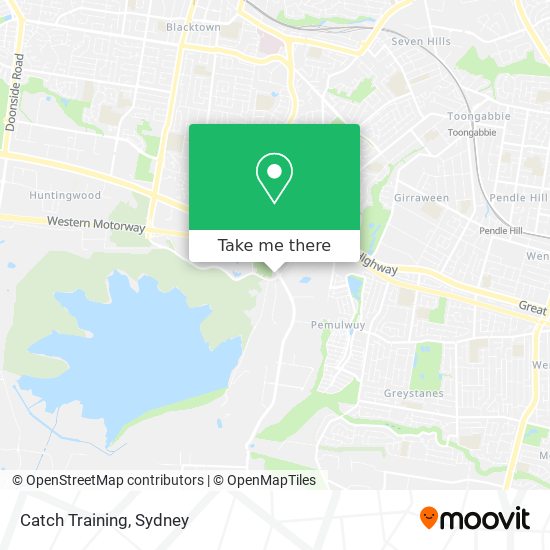 Mapa Catch Training