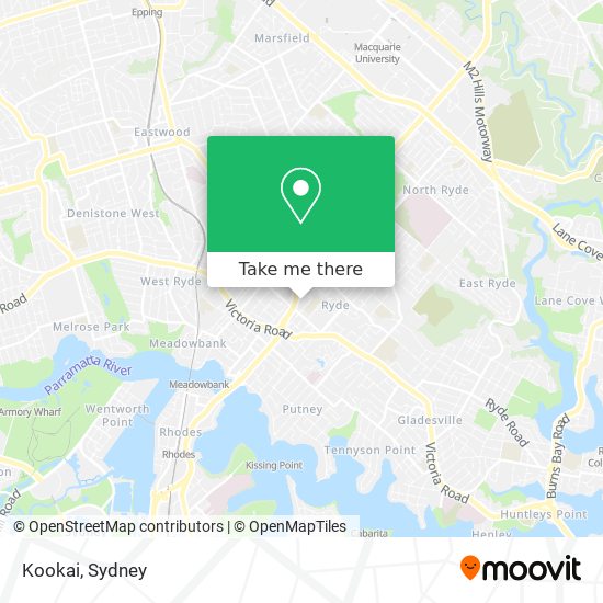 Mapa Kookai