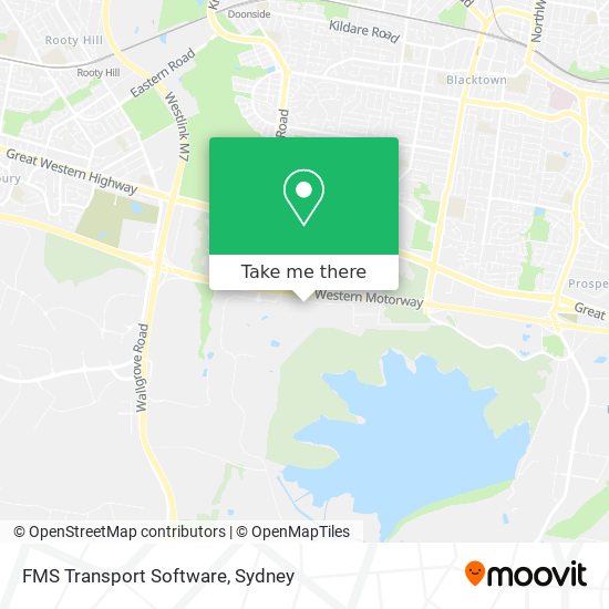 FMS Transport Software map