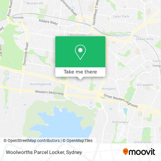 Woolworths Parcel Locker map