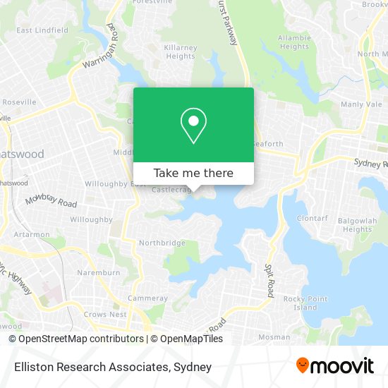 Mapa Elliston Research Associates