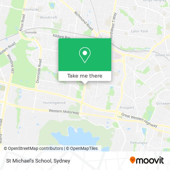 St Michael's School map