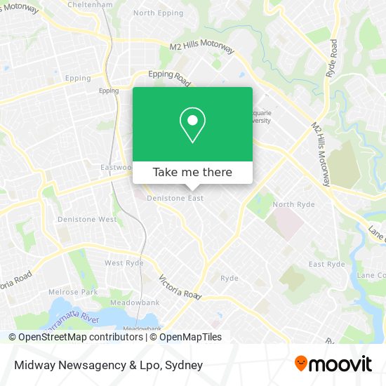 Midway Newsagency & Lpo map