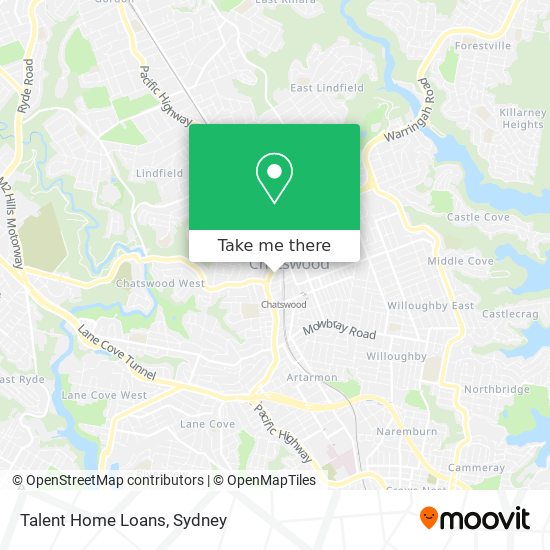 Talent Home Loans map