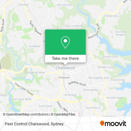 Mapa Pest Control Chatswood