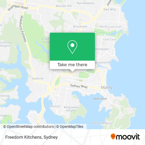 Freedom Kitchens map