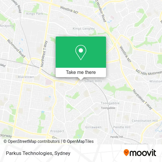 Parkus Technologies map