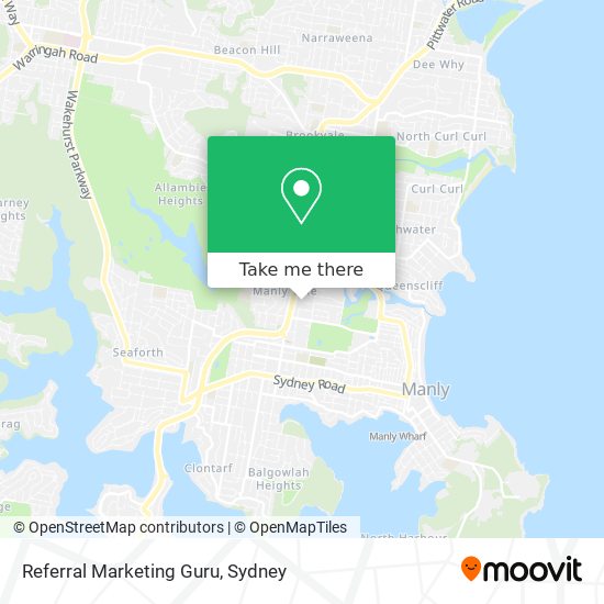 Referral Marketing Guru map