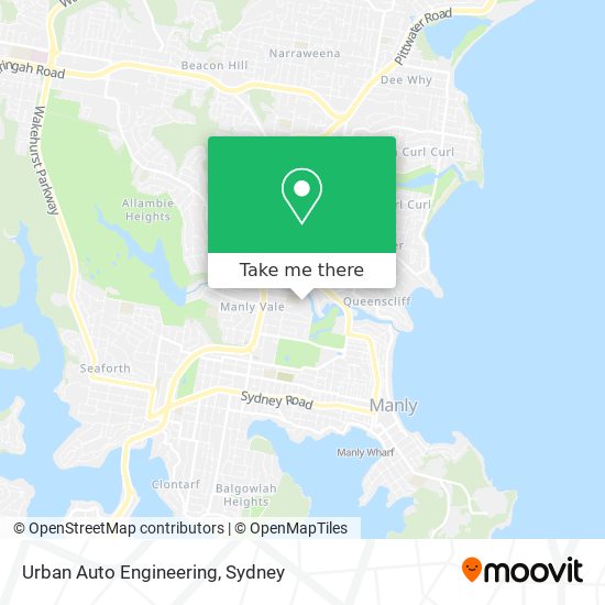 Urban Auto Engineering map