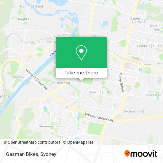 Gasman Bikes map