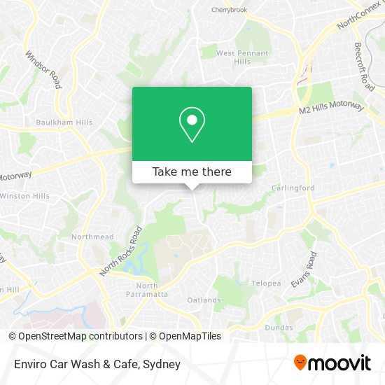 Mapa Enviro Car Wash & Cafe