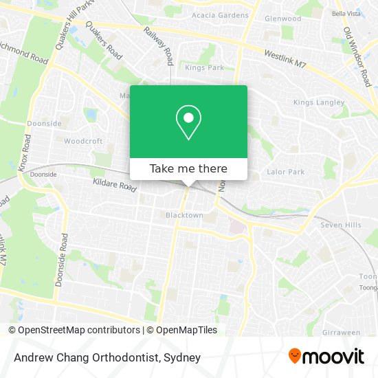 Andrew Chang Orthodontist map