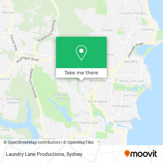 Laundry Lane Productions map