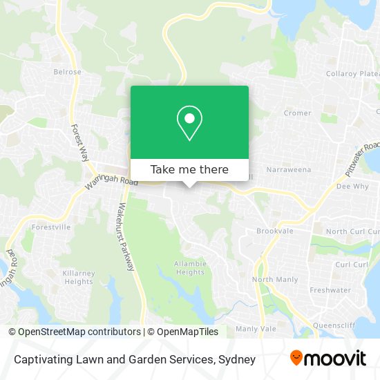 Mapa Captivating Lawn and Garden Services