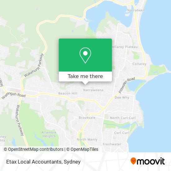 Etax Local Accountants map