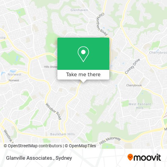 Glanville Associates. map