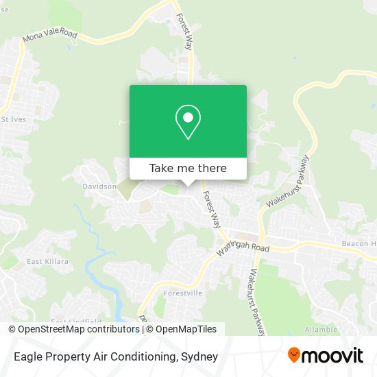 Mapa Eagle Property Air Conditioning