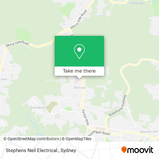 Stephens Neil Electrical. map