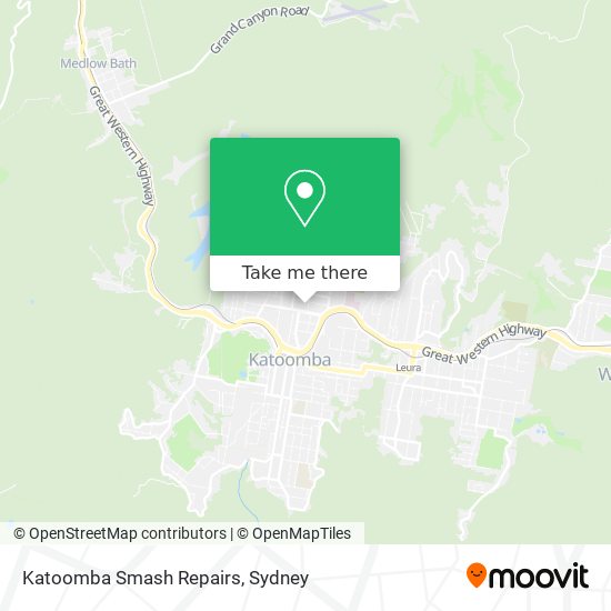 Mapa Katoomba Smash Repairs