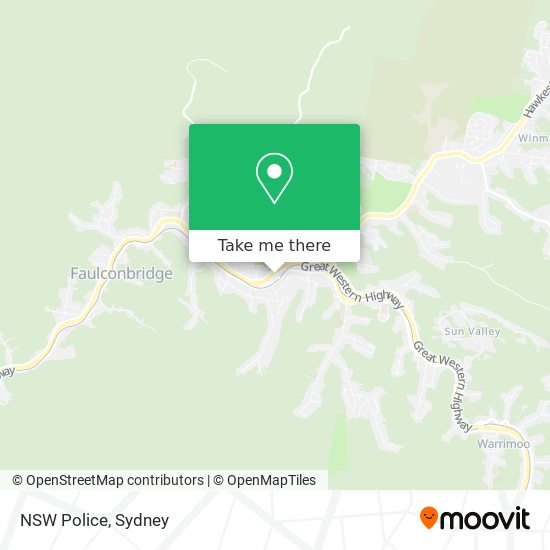 Mapa NSW Police