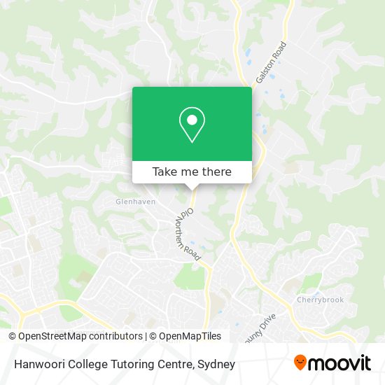 Hanwoori College Tutoring Centre map