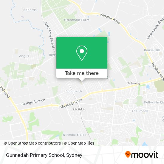 Gunnedah Primary School map