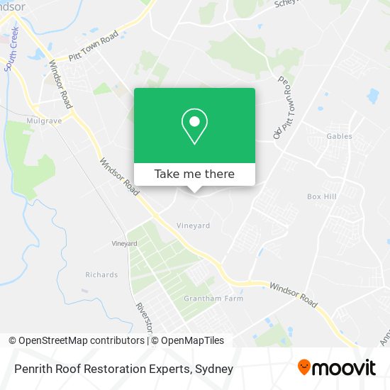 Penrith Roof Restoration Experts map
