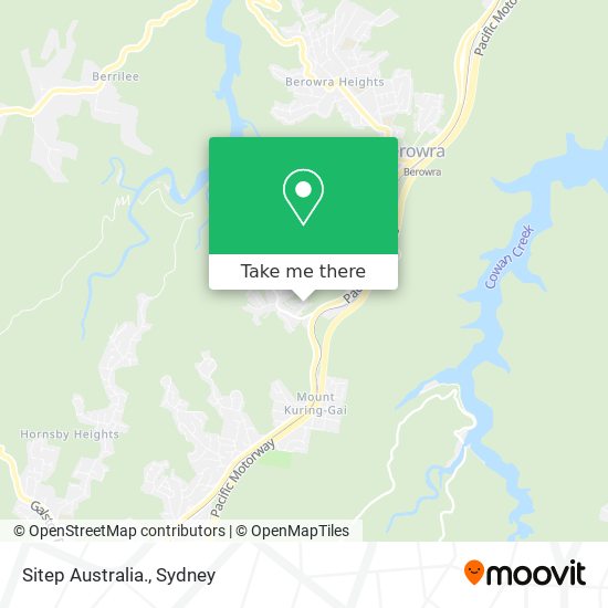 Sitep Australia. map