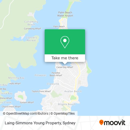 Mapa Laing-Simmons Young Property