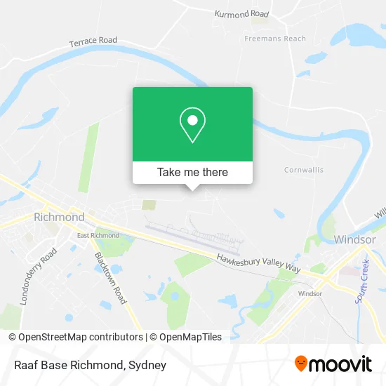 Raaf Base Richmond map
