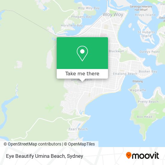 Mapa Eye Beautify Umina Beach