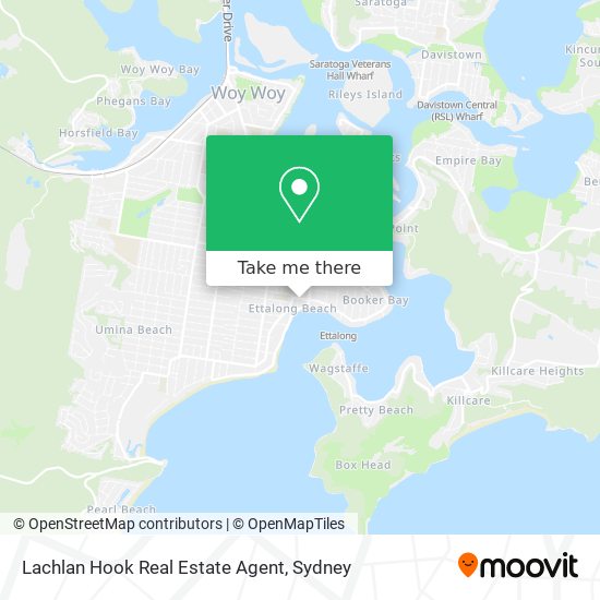 Lachlan Hook Real Estate Agent map